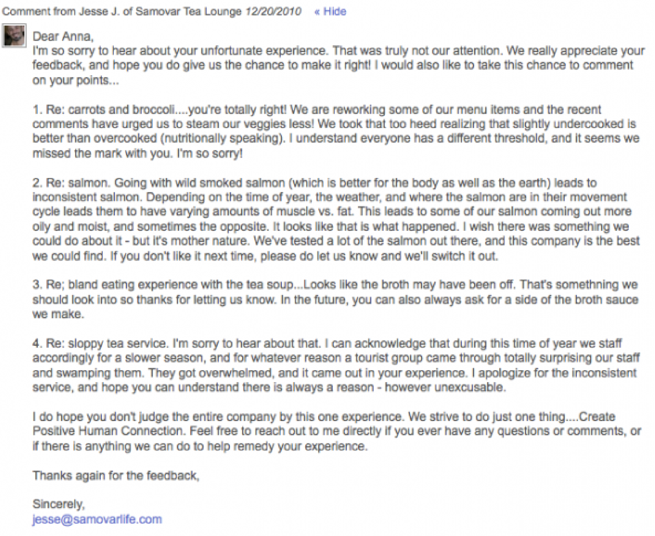 i have customer service experience